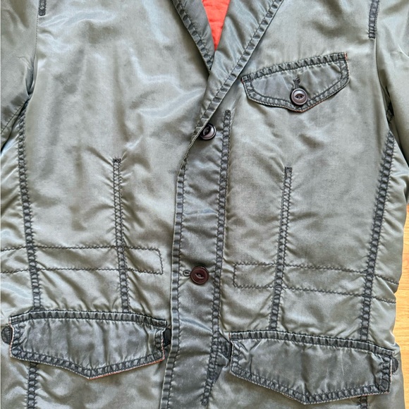 Vintage DKNY Jeans Men’s Size S Brooklyn Style Used Khaki Cotton Jacket - Picture 14 of 16